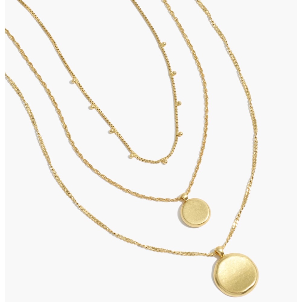 New MADEWELL Coin Necklace Set - Picture 2 of 4